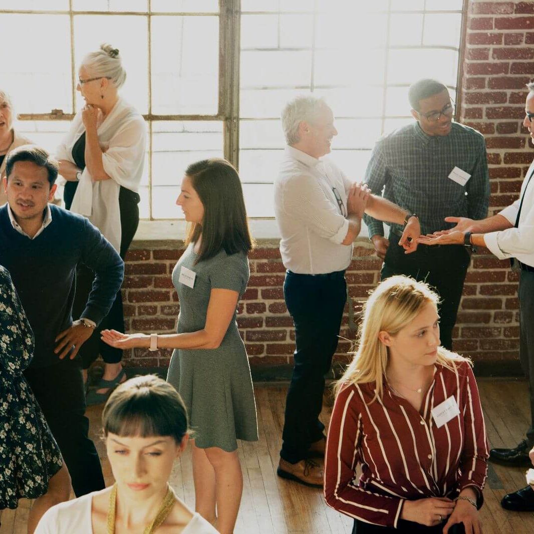 business people in a business conference